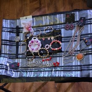 Elegant Black and Gold Women's Bag